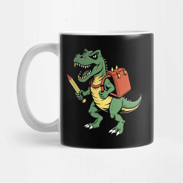 Back To School Roaring T Rex by The WYLD Tribe